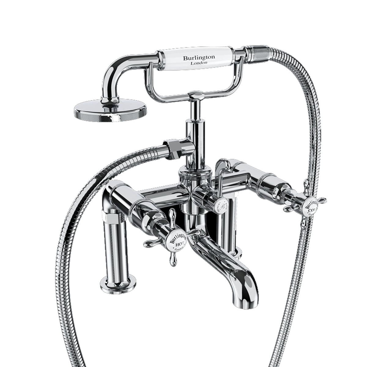 Burlington Guild BU_GU422D Bath Shower Mixer Deck Mounted
