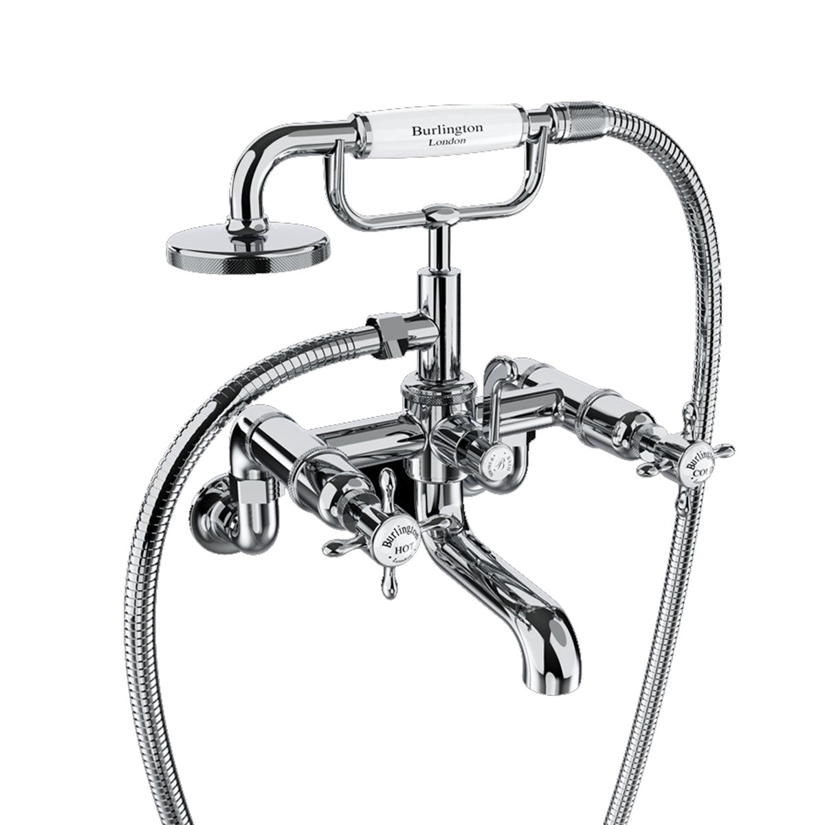 Burlington Guild BU_GU422W Bath Shower Mixer Wall Mounted