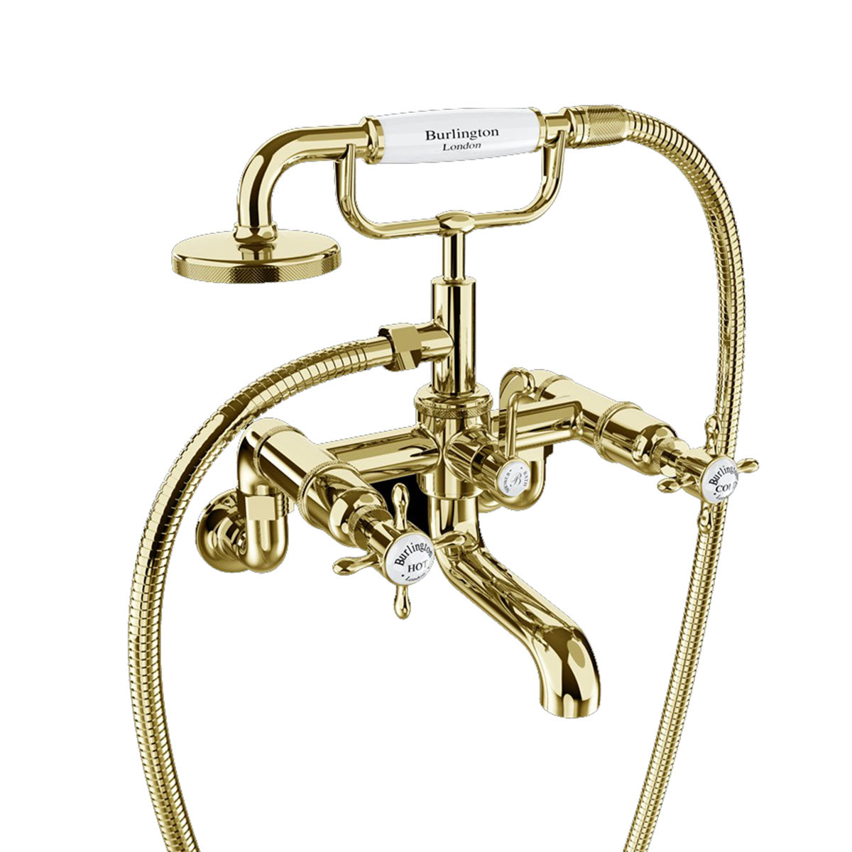 Burlington Guild BU_GU422W Bath Shower Mixer Wall Mounted