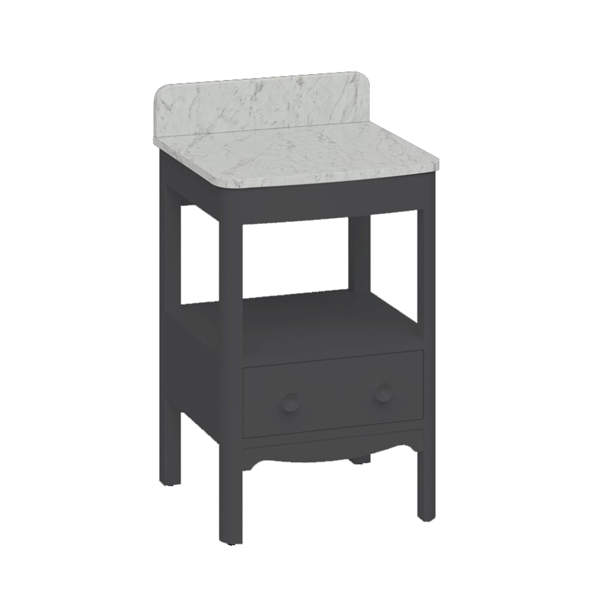 Burlington Bathrooms Guild 560 Furniture Unit with Carrara Worktop
