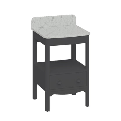 Burlington Bathrooms Guild 560 Furniture Unit with Carrara Worktop