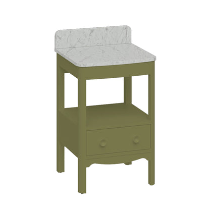 Burlington Bathrooms Guild 560 Furniture Unit with Carrara Worktop