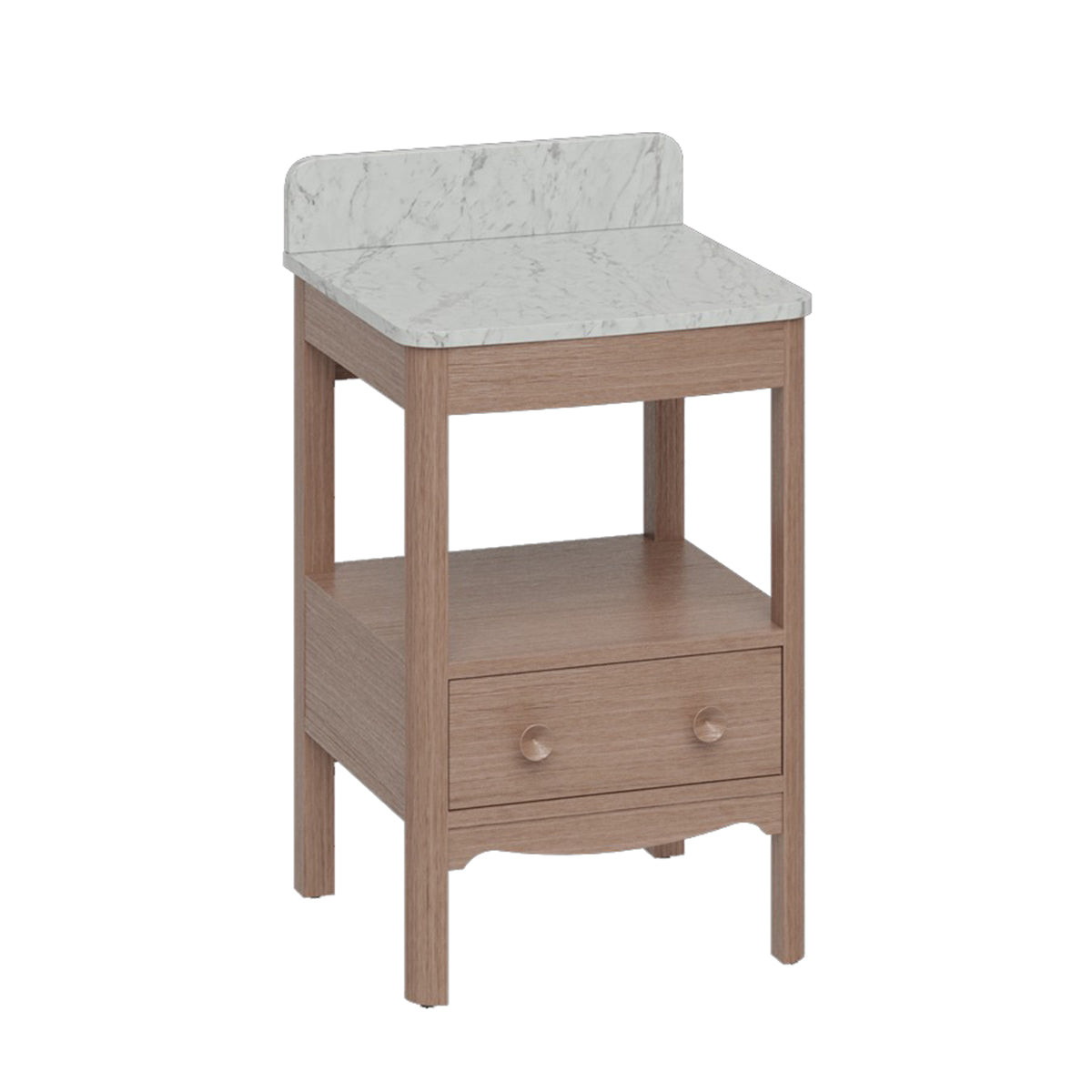Burlington Bathrooms Guild 560 Furniture Unit with Carrara Worktop