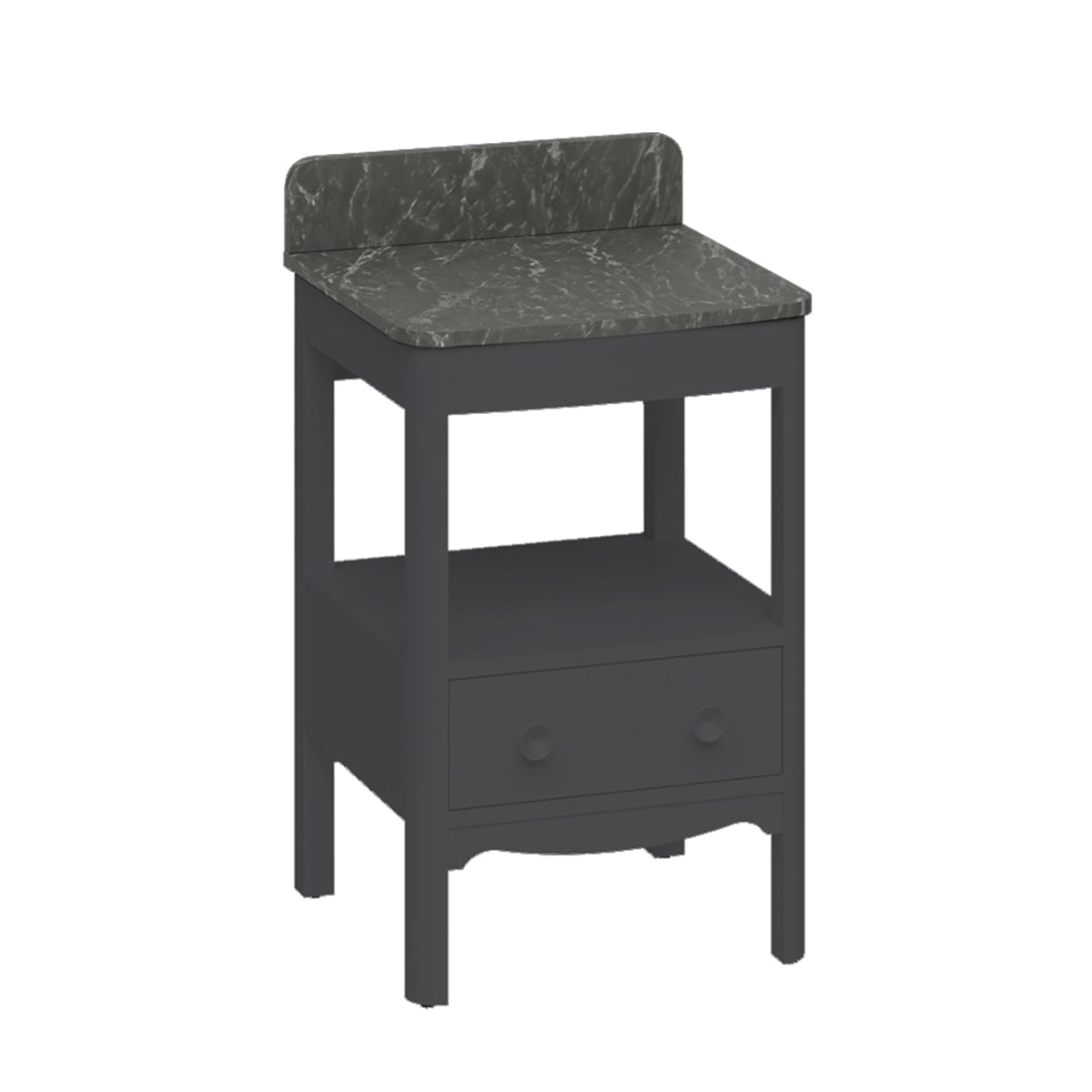 Burlington Bathrooms Guild 560 Furniture Unit with Marquina Worktop