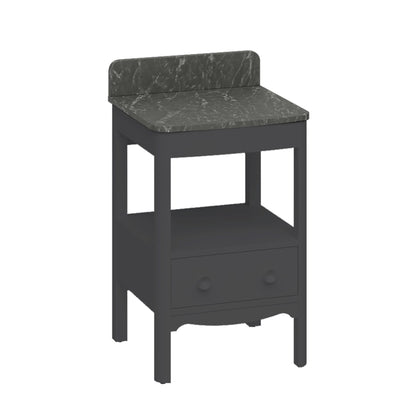 Burlington Bathrooms Guild 560 Furniture Unit with Marquina Worktop