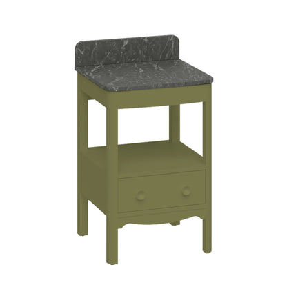 Burlington Bathrooms Guild 560 Furniture Unit with Marquina Worktop