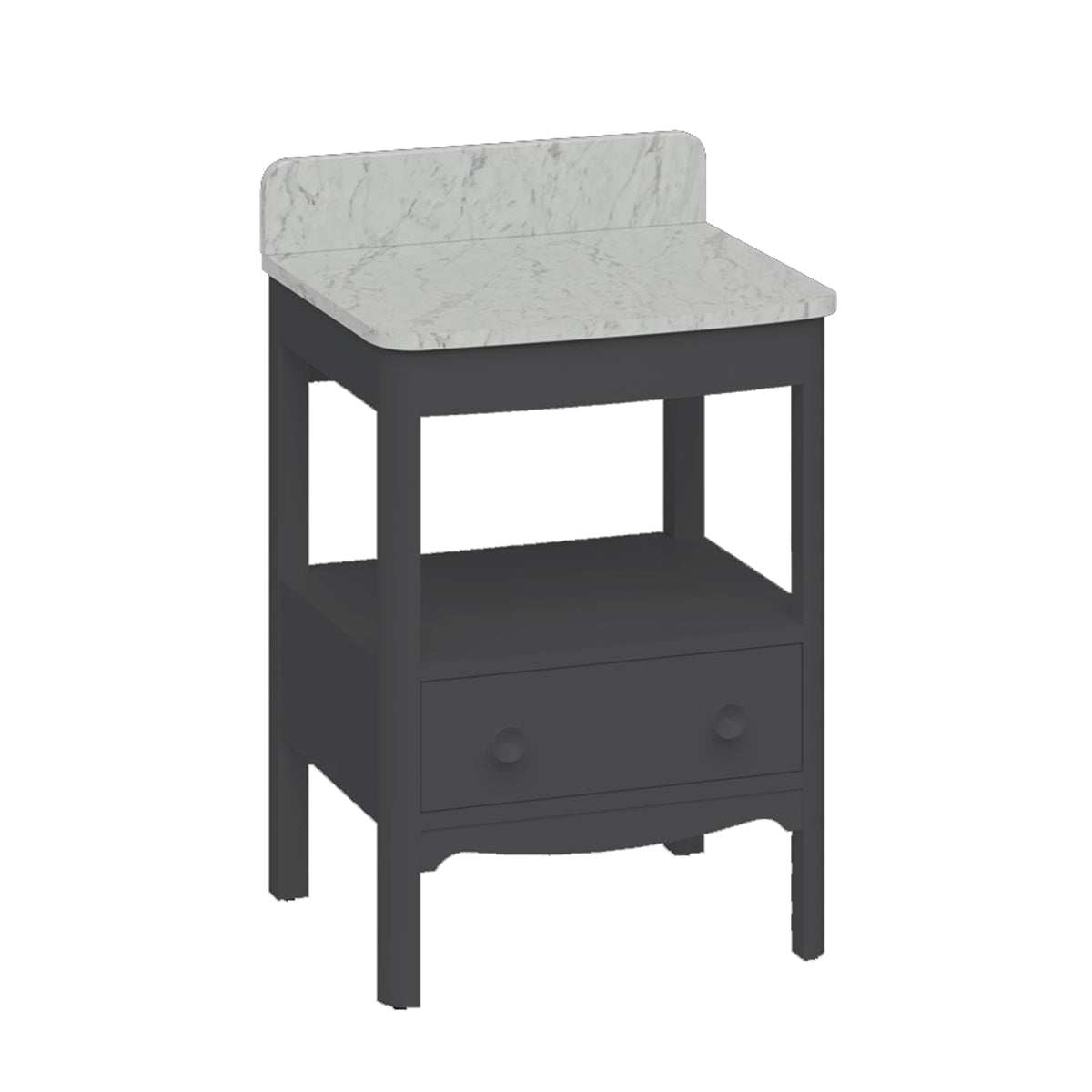 Burlington Bathrooms Guild 620 Furniture Unit with Carrara Worktop