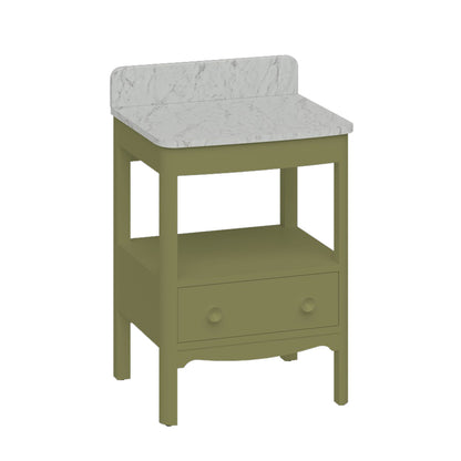 Burlington Bathrooms Guild 620 Furniture Unit with Carrara Worktop