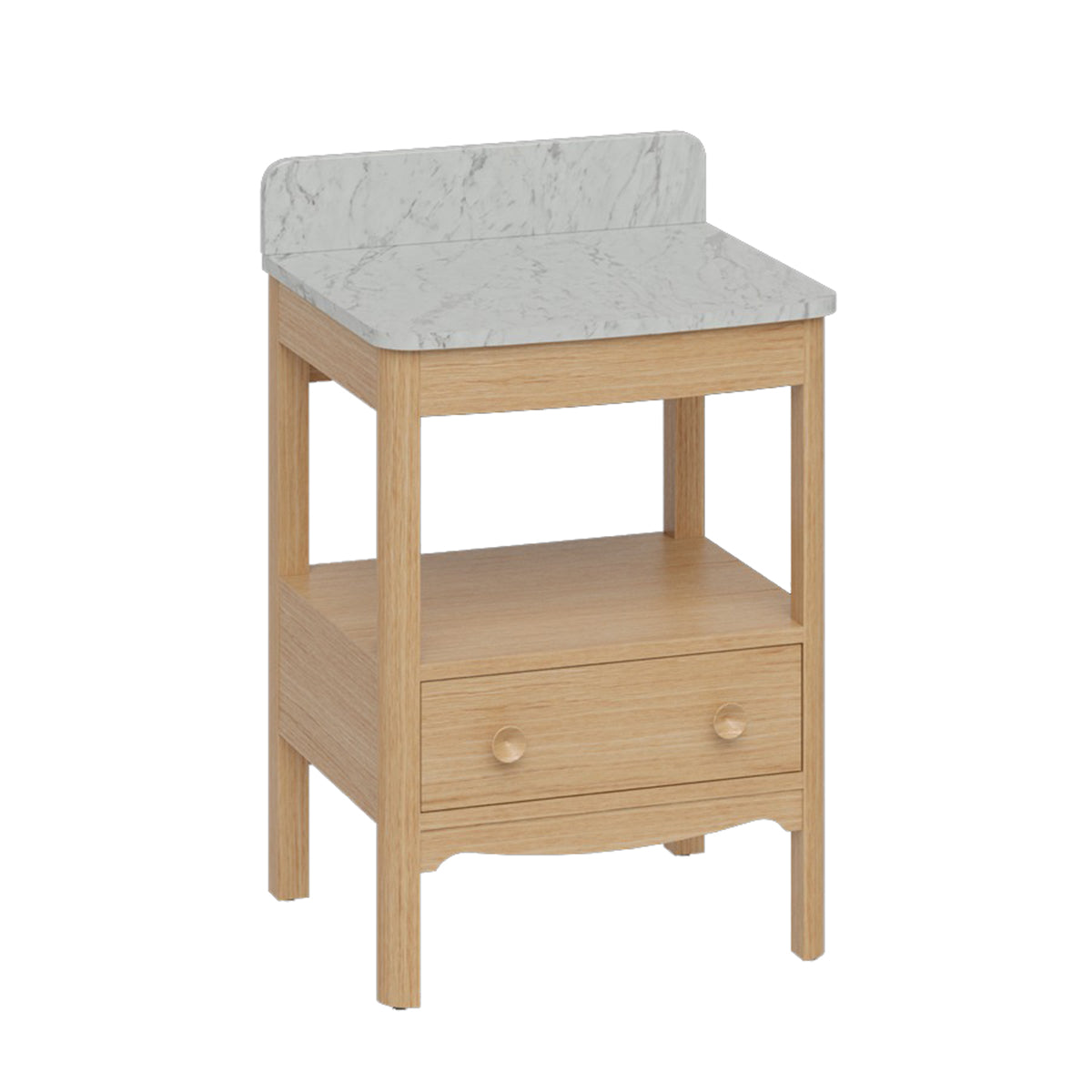 Burlington Bathrooms Guild 620 Furniture Unit with Carrara Worktop