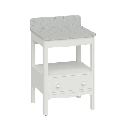 Burlington Bathrooms Guild 620 Furniture Unit with Carrara Worktop