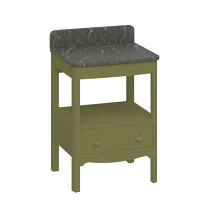 Burlington Bathrooms Guild 850 Furniture Unit with Marquina Worktop