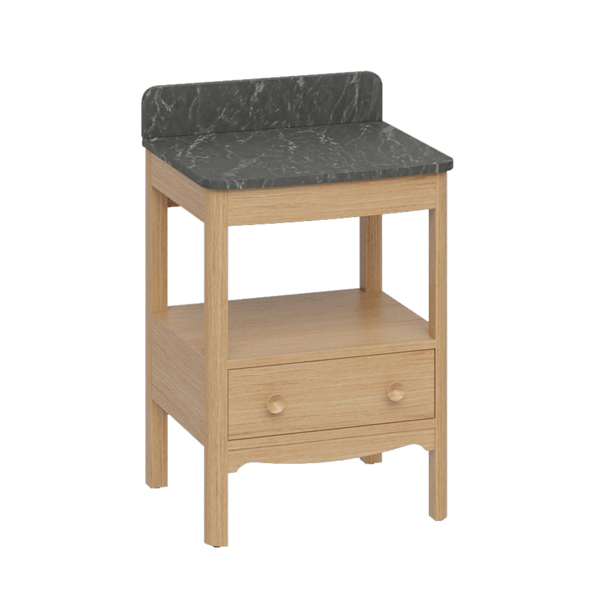 Burlington Bathrooms Guild 850 Furniture Unit with Marquina Worktop