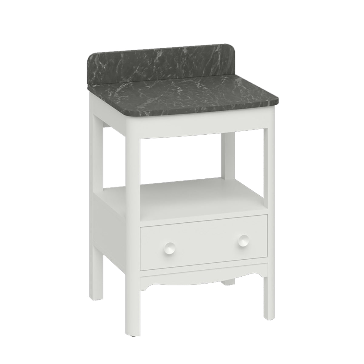 Burlington Bathrooms Guild 850 Furniture Unit with Marquina Worktop