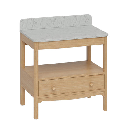 Burlington Bathrooms Guild 850 Furniture Unit with Carrara Worktop