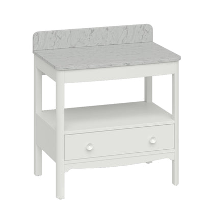 Burlington Bathrooms Guild 850 Furniture Unit with Carrara Worktop