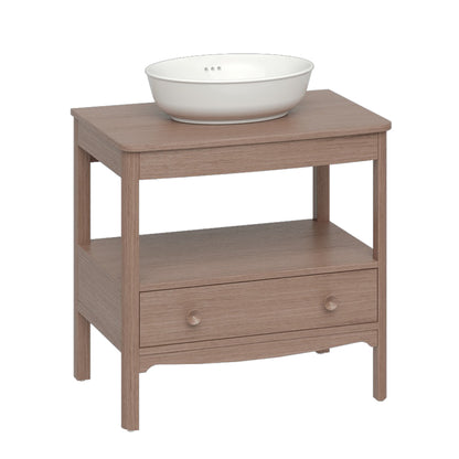 Burlington Bathrooms Guild 850 Furniture Unit with Oak Worktop