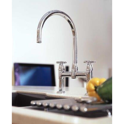 Perrin and Rowe IO 4292 Mixer Tap with Crosshead Handles