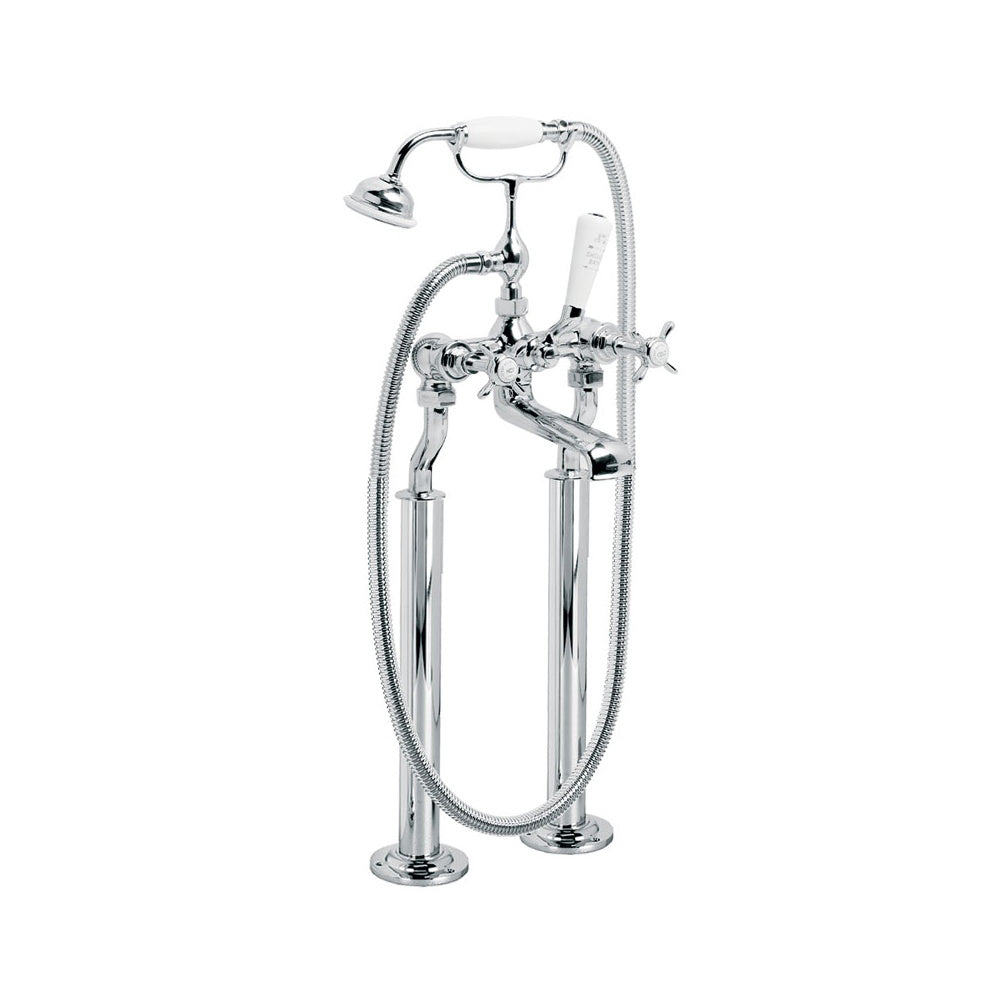 Lefroy Brooks Classic Bath Shower Mixer With Standpipes LB1144