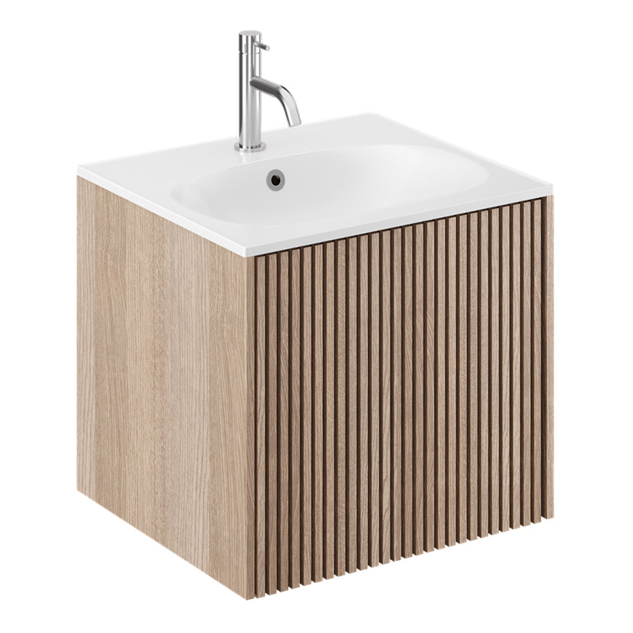 Crosswater Limit 500 Single Drawer Unit with Cast Mineral Marble Basin
