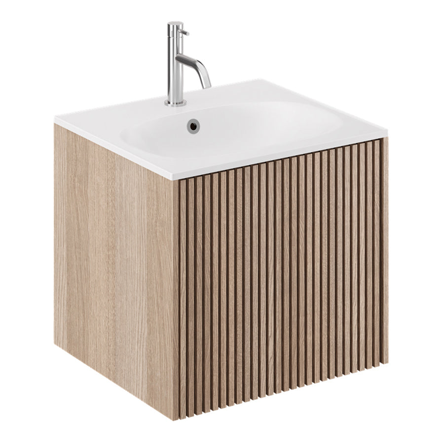 Crosswater Limit 500 Single Drawer Unit with Matt White Basin