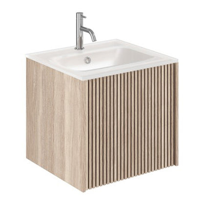 Crosswater Limit 500 Single Drawer Unit with Ice White Basins
