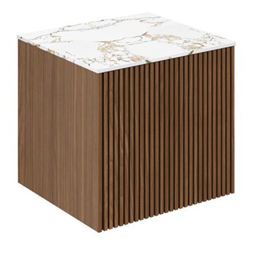 Crosswater Limit 500 Single Drawer Unit with Gold Vein Estatuario Worktop