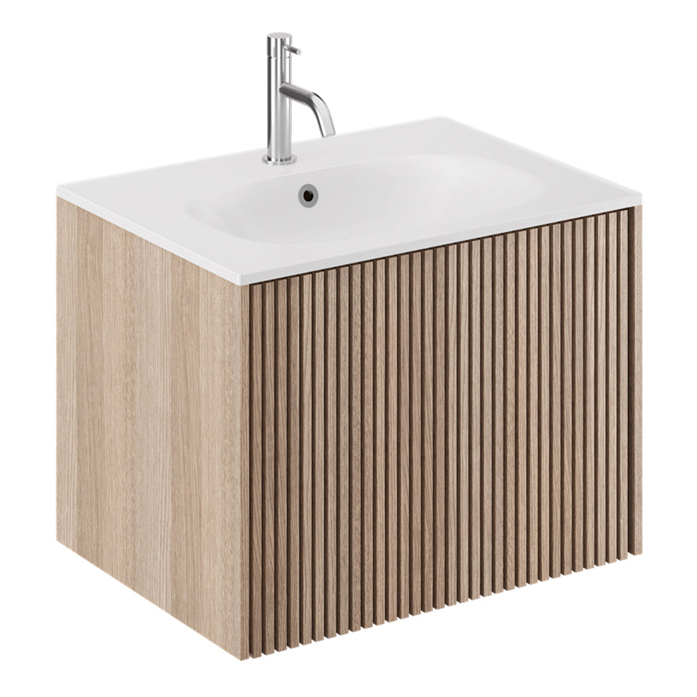 Crosswater Limit 600 Single Drawer Unit with Matt White Basin