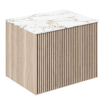 Crosswater Limit 600 Single Drawer Unit with Gold Vein Estatuario Worktop