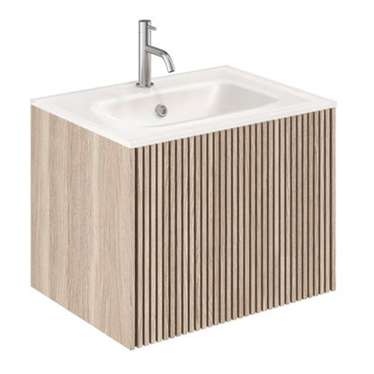 Crosswater Limit 600 Single Drawer Unit with Cast Mineral Marble Basin
