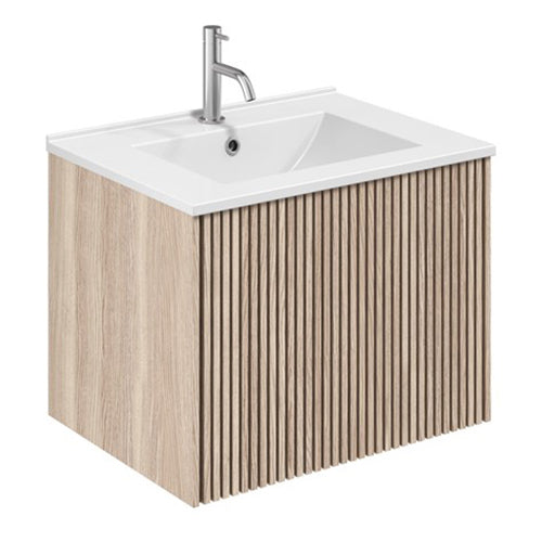 Crosswater Limit 600 Single Drawer Unit with White Vitreous China Basin
