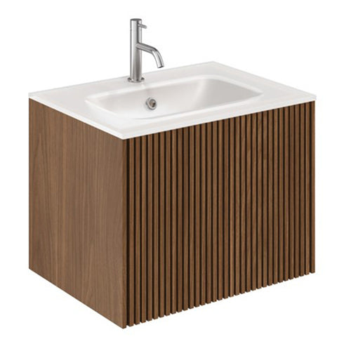 Crosswater Limit 600 Single Drawer Unit with Cast Mineral Marble Basin