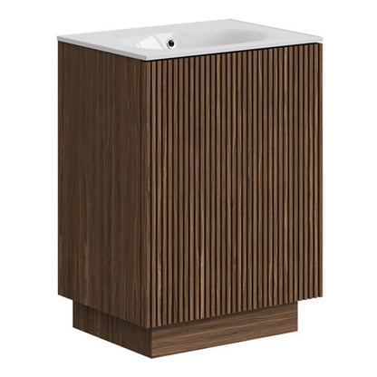 Crosswater Limit 600mm Floorstanding Door Unit with Cast Mineral Marble Basin