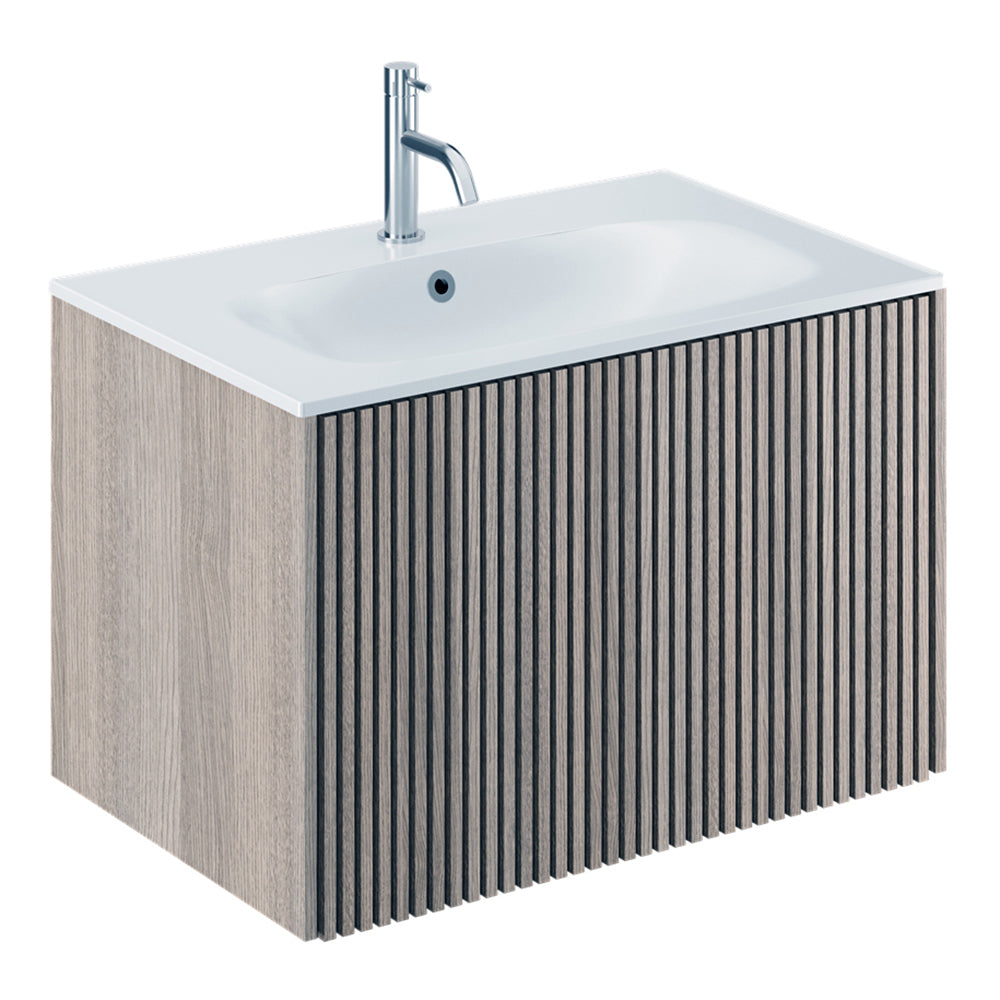 Crosswater Limit 700 Single Drawer Unit with Cast Mineral Marble Basin