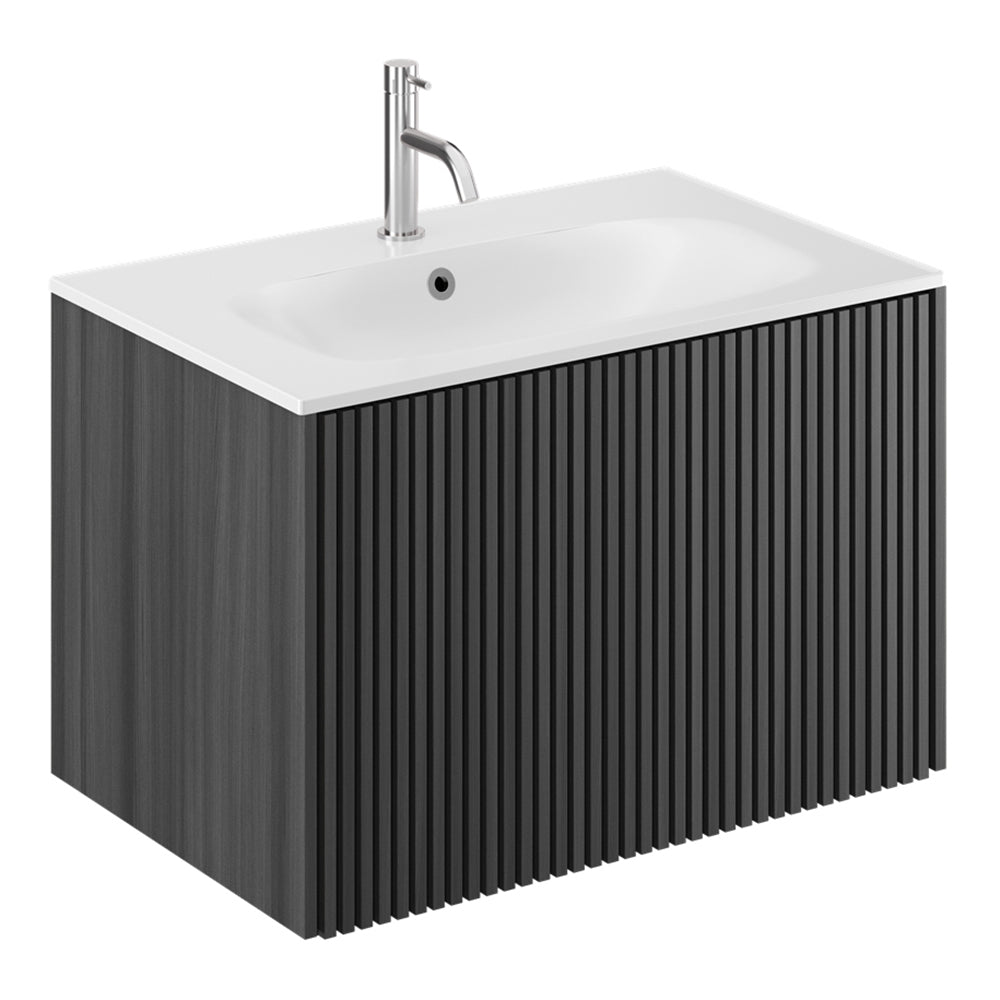 Crosswater Limit 700 Single Drawer Unit with Cast Mineral Marble Basin