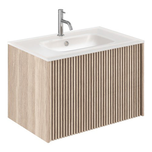 Crosswater Limit 700 Single Drawer Unit with Cast Mineral Marble Basin