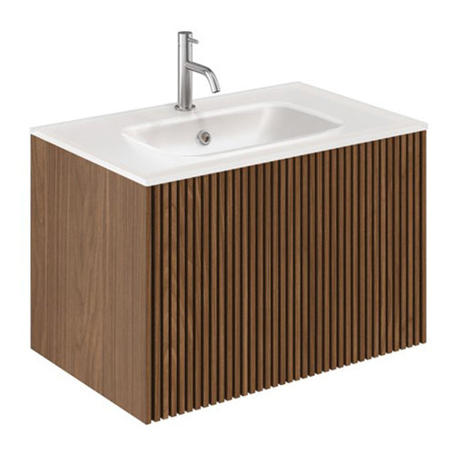 Crosswater Limit 700 Single Drawer Unit with Ice White Basin