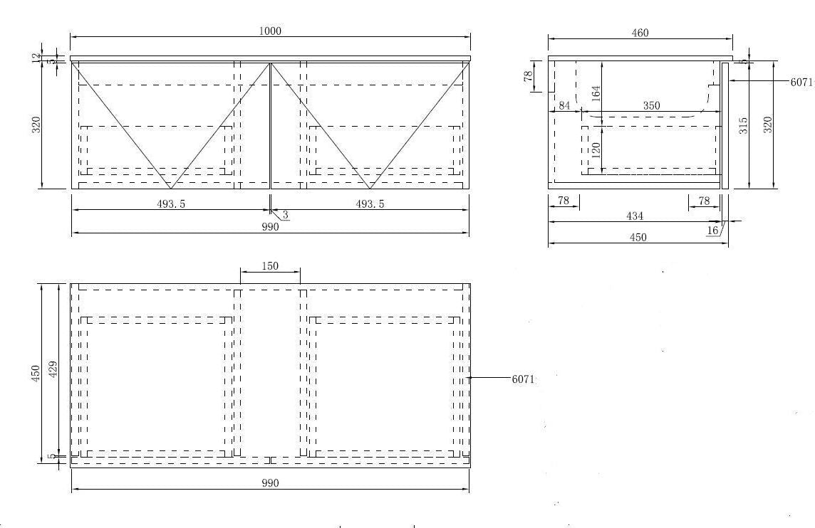 LUXE81 Nile Matte Cabinet With Matte Stone Basin or Ceramic