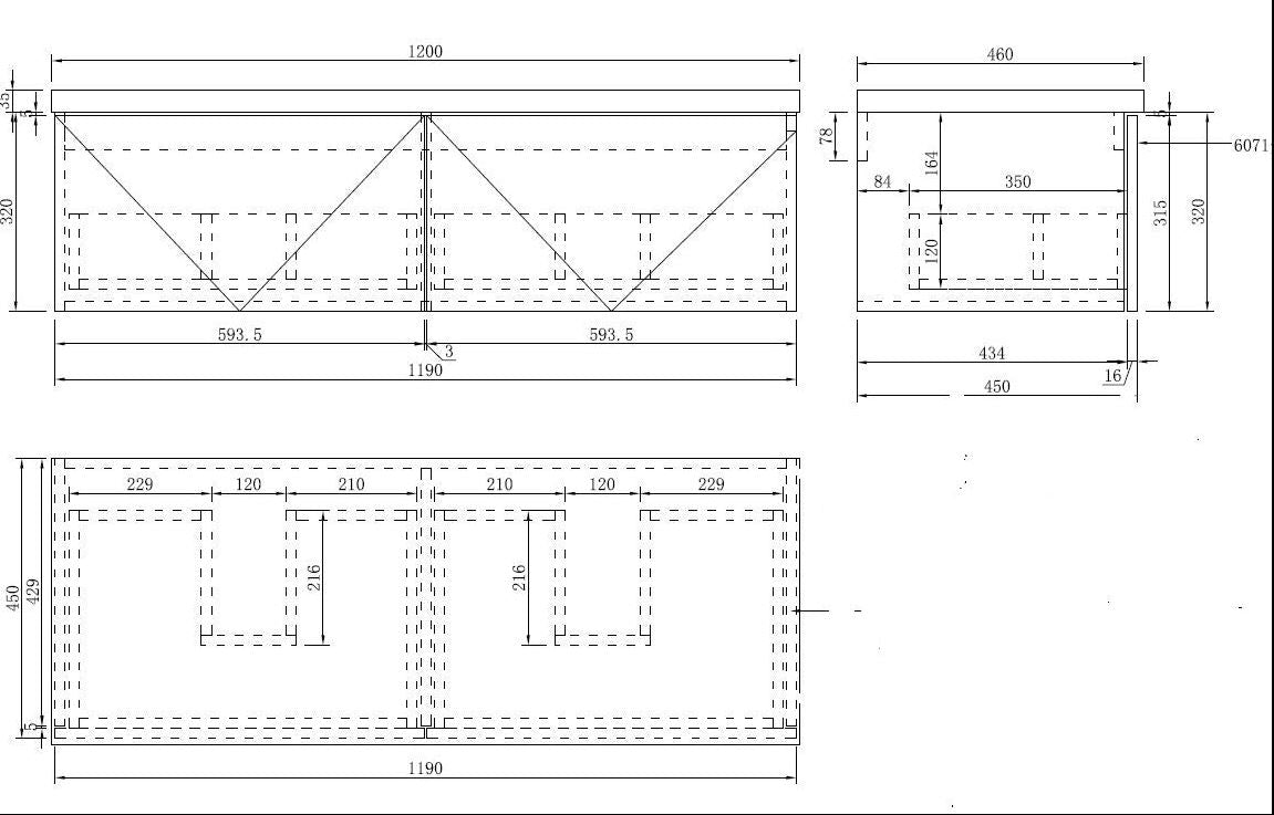 LUXE81 Nile Matte Cabinet With Matte Stone Basin or Ceramic