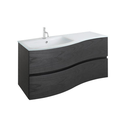 Crosswater Svelte 1000 Unit & Ice White Glass Basin