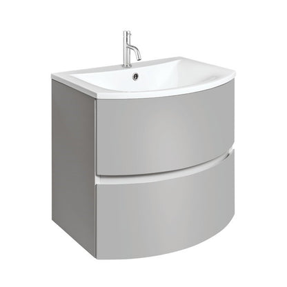 Crosswater Svelte 600 Unit & Cast Mineral Marble Basin