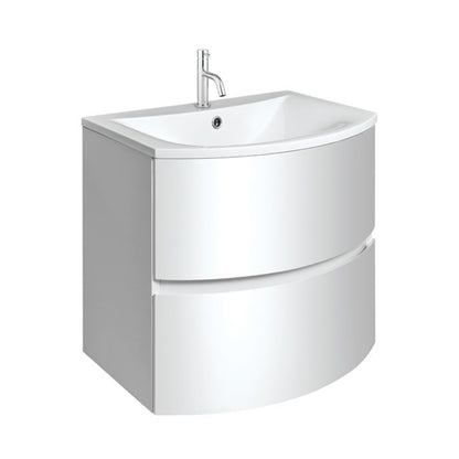 Crosswater Svelte 600 Unit & Cast Mineral Marble Basin