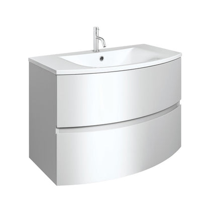 Crosswater Svelte 800 Unit & Cast Mineral Marble Basin