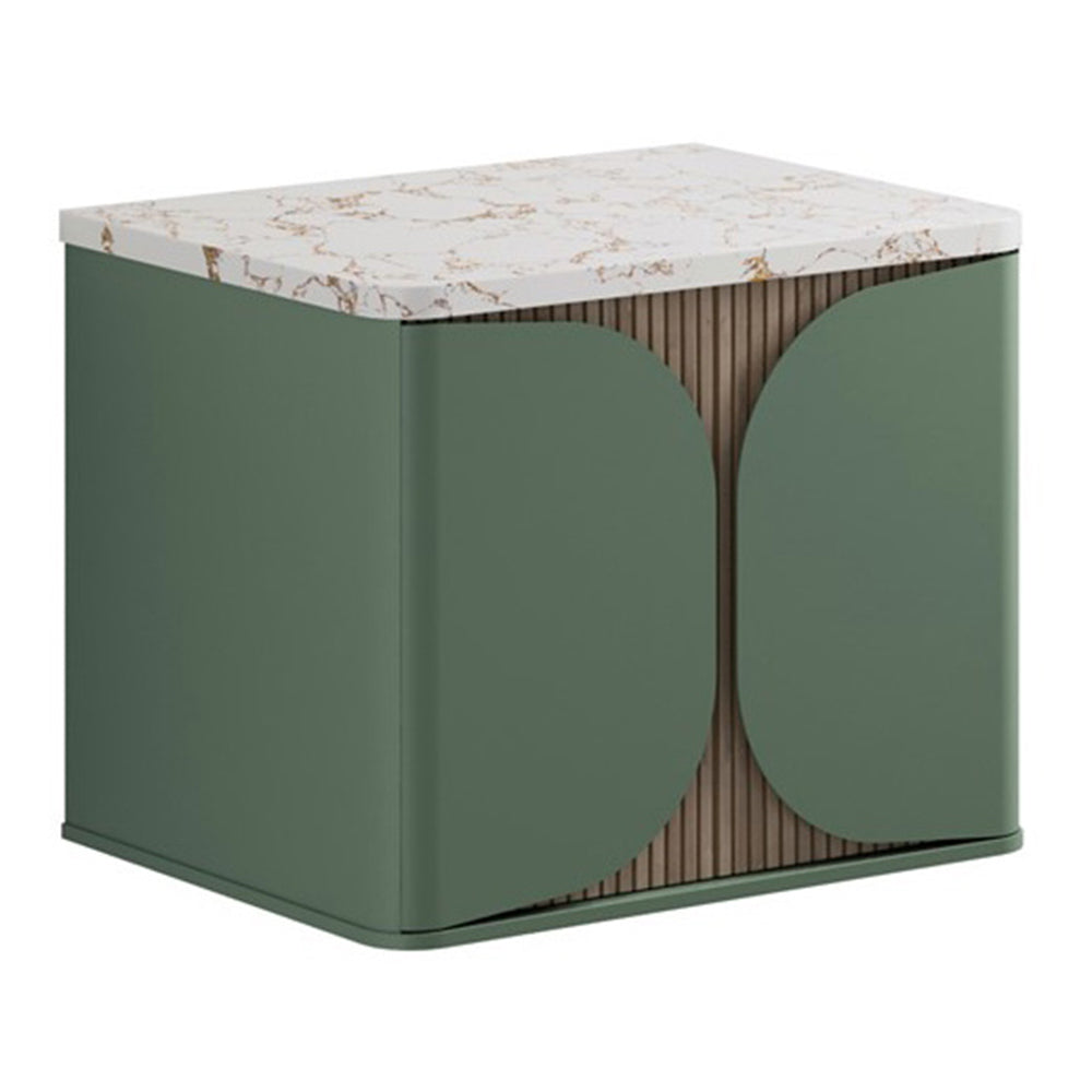 Crosswater Tambour 600mm One Drawer Wall Hung Vanity with Worktop
