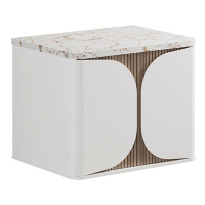 Crosswater Tambour 600mm One Drawer Wall Hung Vanity with Worktop