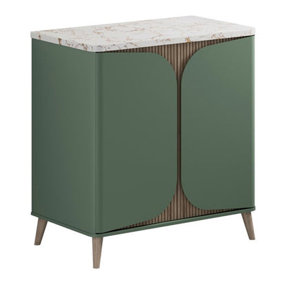Crosswater Tambour 800mm Floor Standing Vanity With Doors with Worktop