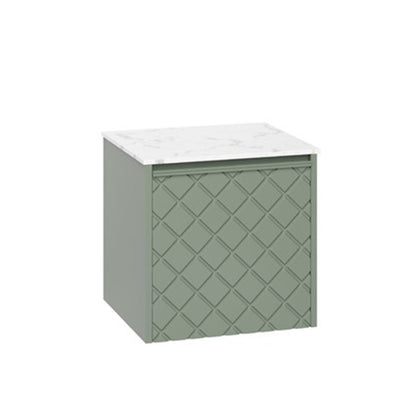 Crosswater Vergo 500 Single Drawer Unit with Carrara Marble Effect Worktop