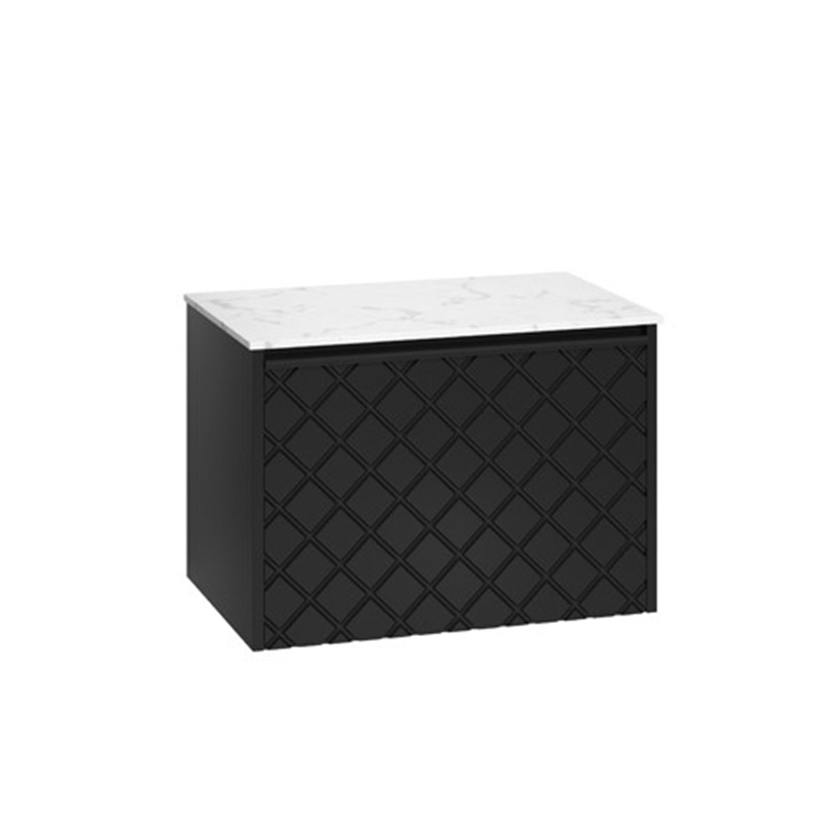 Crosswater Vergo 700 Single Drawer Unit with Carrara Marble Effect Worktop