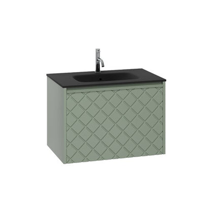 Crosswater Vergo 700 Single Drawer Unit with Midnight Black Glass Basin